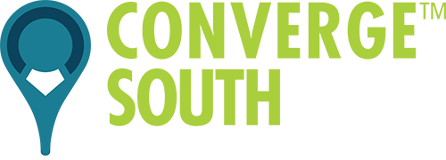 ConvergeSouth 2025 logo for startup and entrepreneurial event