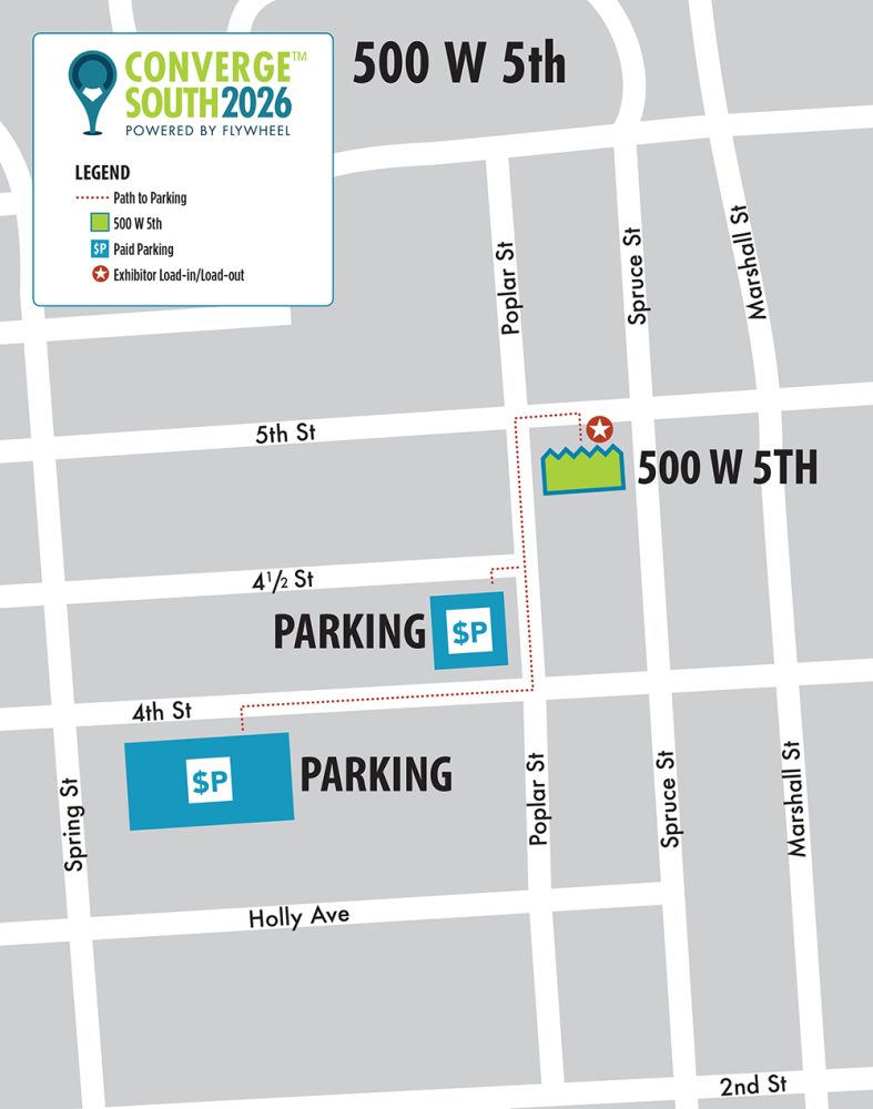 500 W 5th parking map